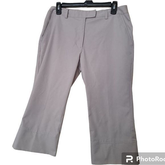 Adidas Clima Cool khaki Crooped Golf Pants - Picture 1 of 11